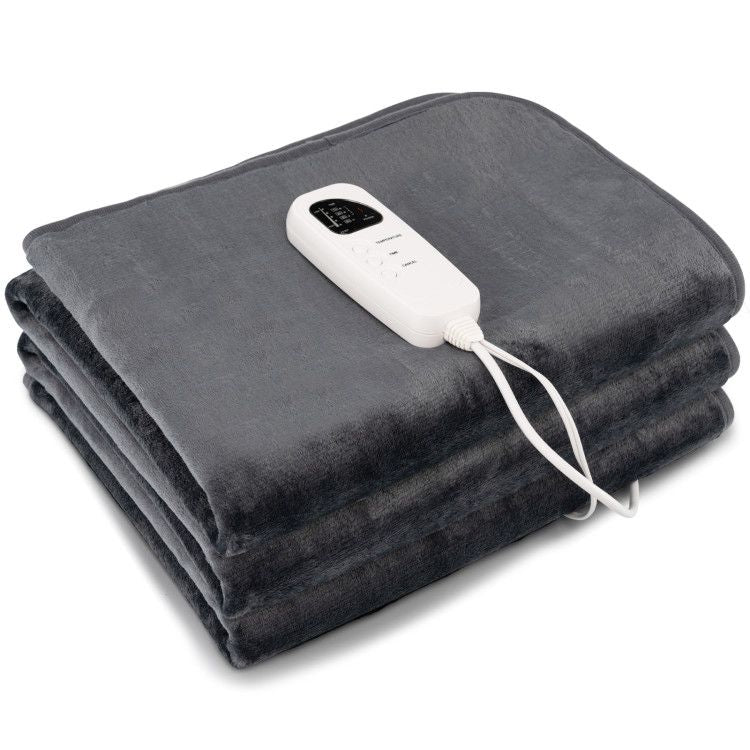 Electric Heated Mattress Pad with 5 Heating Levels and Overheat Protection