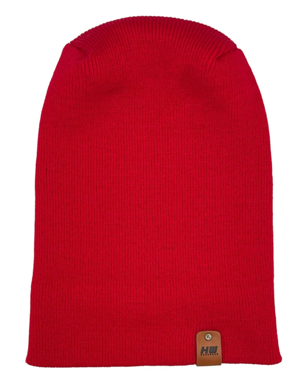 HAAKWEAR Theta-Stitch Cuffed Beanie - Designed and Made in USA (Patent Pending Design) - Scarlet Red