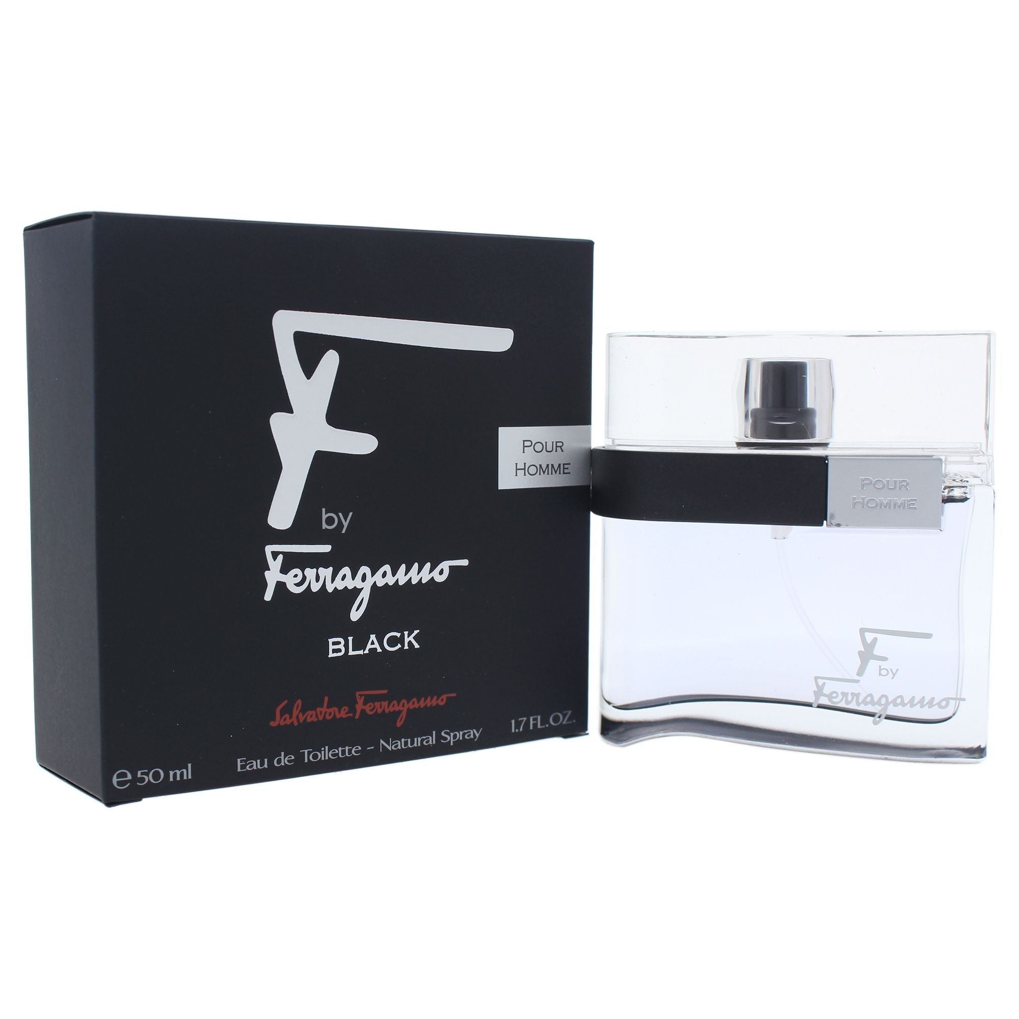 F Black by Salvatore Ferragamo for Men - 1.7 oz EDT Spray