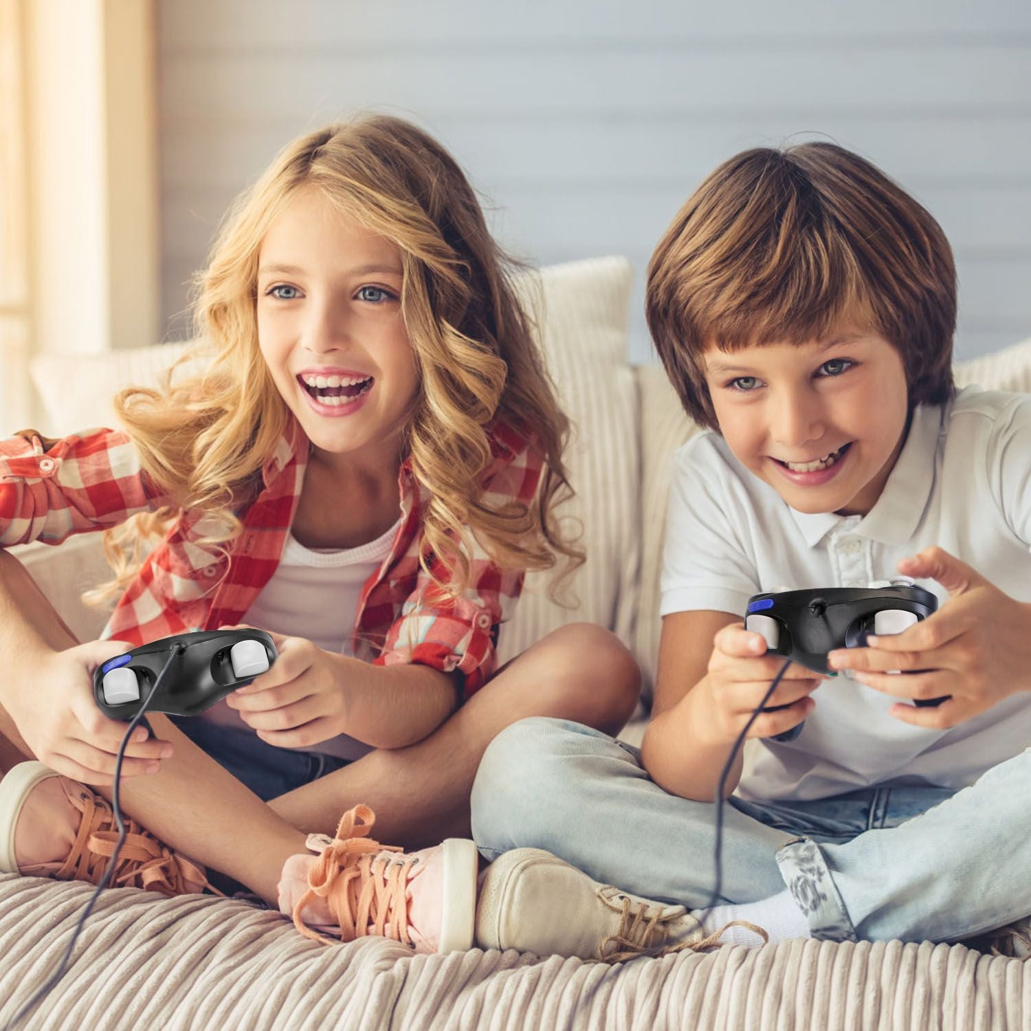 Shock Wired Game Controller Gamepad Compatible with Nintendo Wii Gamecube
