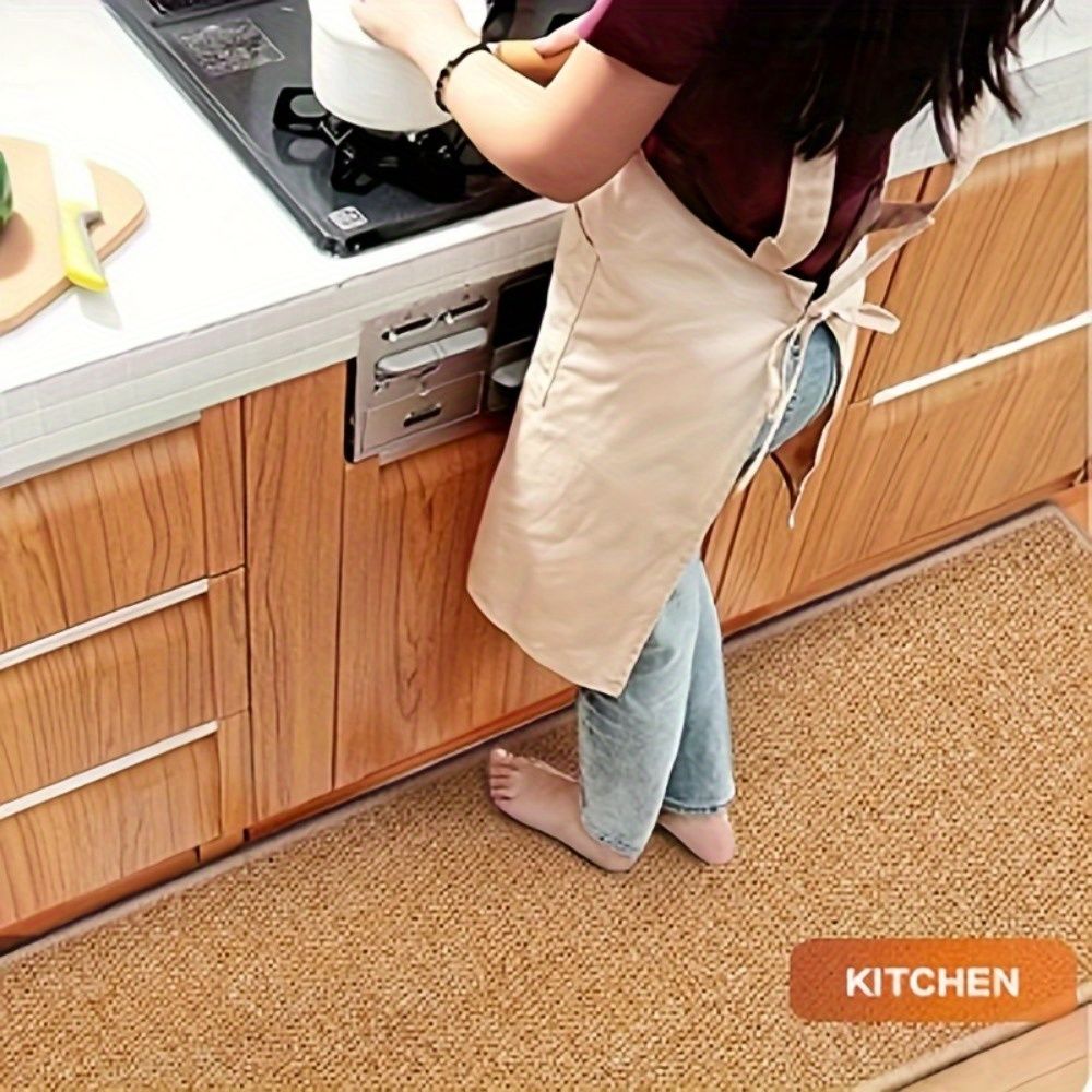 1Pc Laundry Room Rug 25X95In, Supert Absorbent Runner Rugs, Satin Resistant Washable Non Skid And Anti Fatigue Mats For Hallway Laundry Room, Hallways Runners Rug