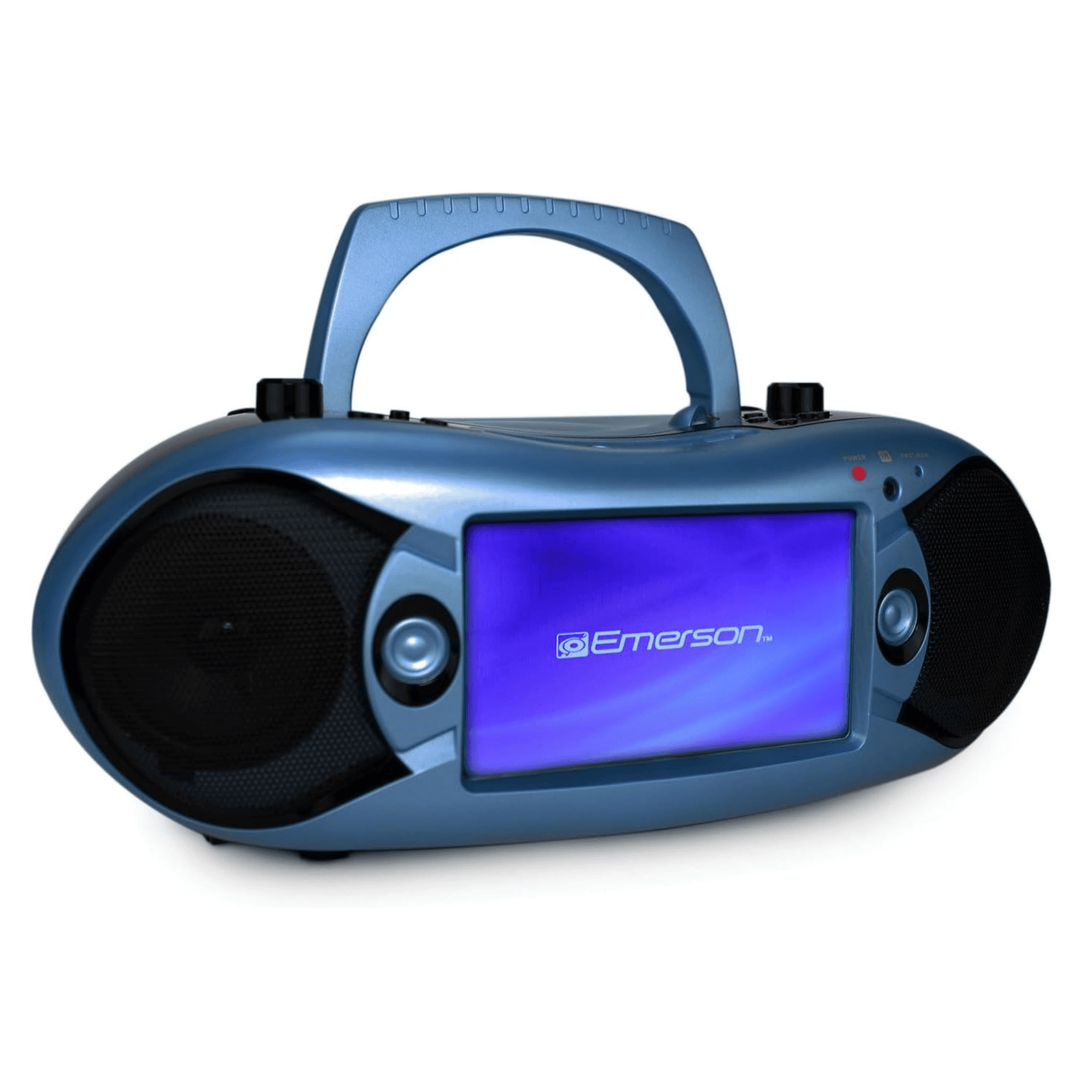 Emerson 7" Bluetooth DVD Boombox with AMFM Radio & Stereo Speakers