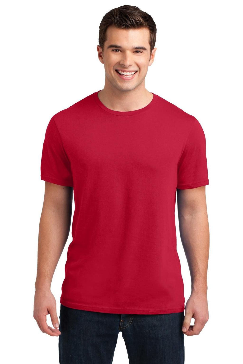 District Young Mens Soft Wash Crew Tee DT4000