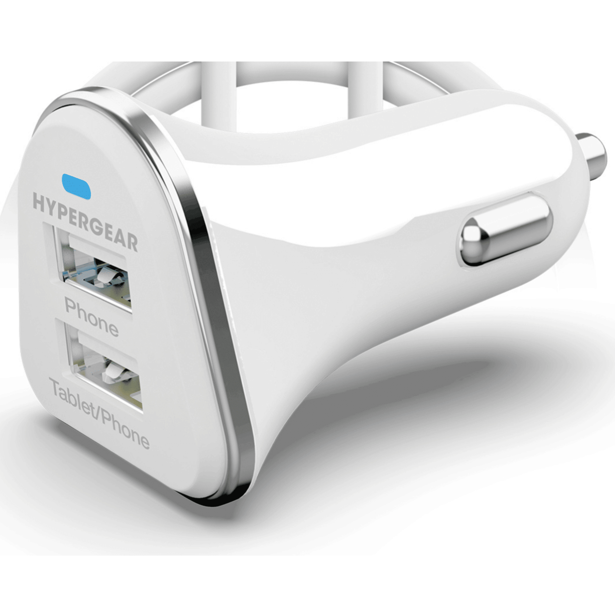 HyperGear Hi-Power Dual USB 3.4A Car Charger for iPhones iPads and AirPods