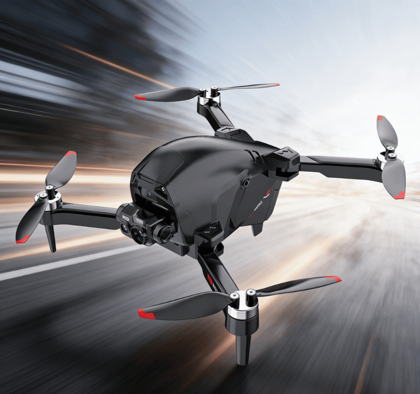 CS16-Dual Camera-4K HD Camera Drone, equipped with a 3-axis gimbal, GPS automatic return, foldable quadcopter, suitable for adults - long battery life, follow mode