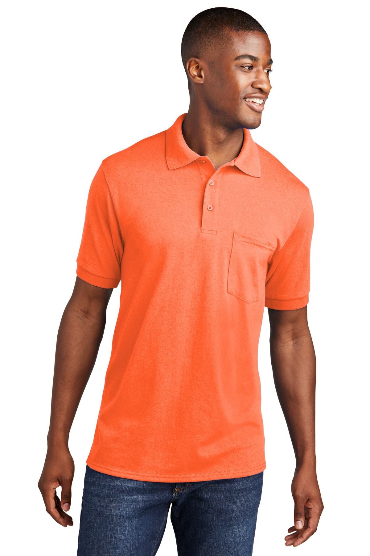 Port & Company Core Blend Jersey Knit Pocket Polo KP55P