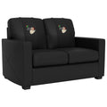 Silver Loveseat with Santa Claus Merry Christmas Logo