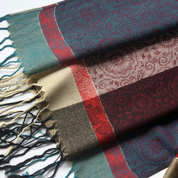 Blancho Bedding -Pa-a13-2 Fantasy Stars & Flowers Fashion Revitalized Style Luxurious Silky Soft Pashmina/Shawl/Scarf
