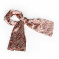 Blando Simple & Decent Warm Pink Tone Background Leopard Print Fashion Silk Scarf/Wrap/Shawl(Small)