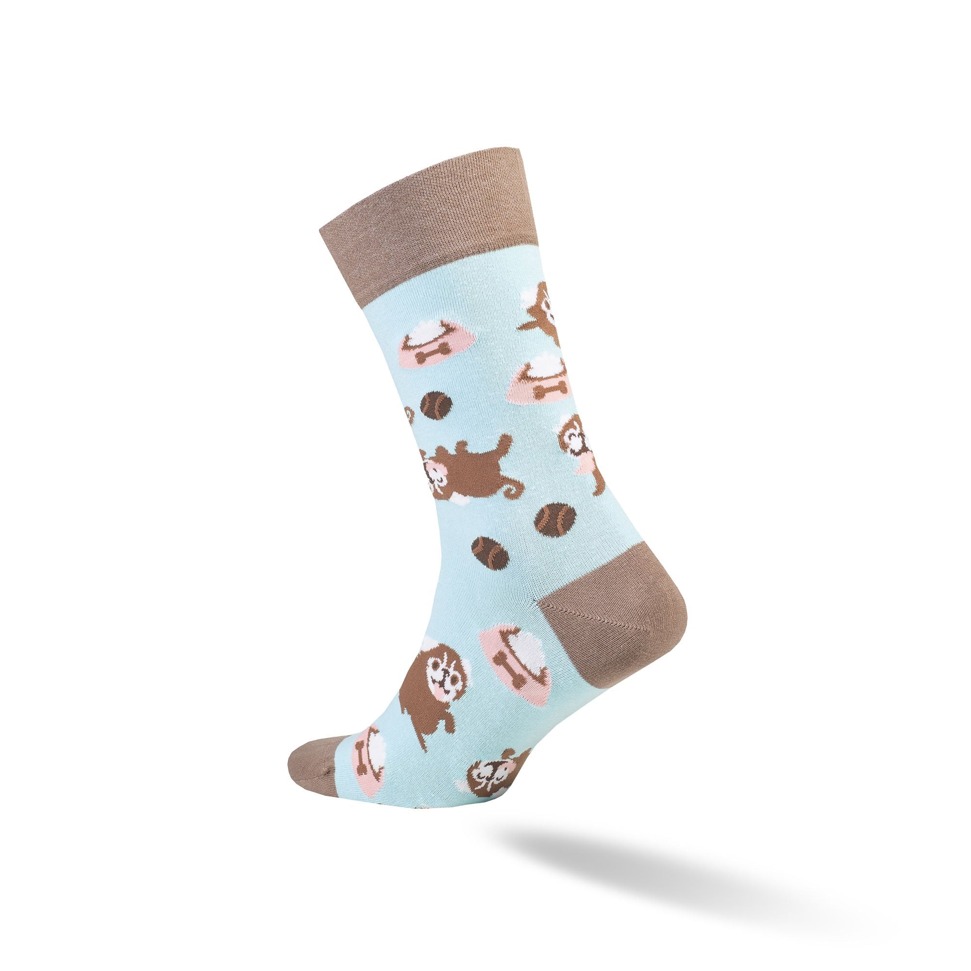 Colorful Funny Combed Cotton Crew Socks