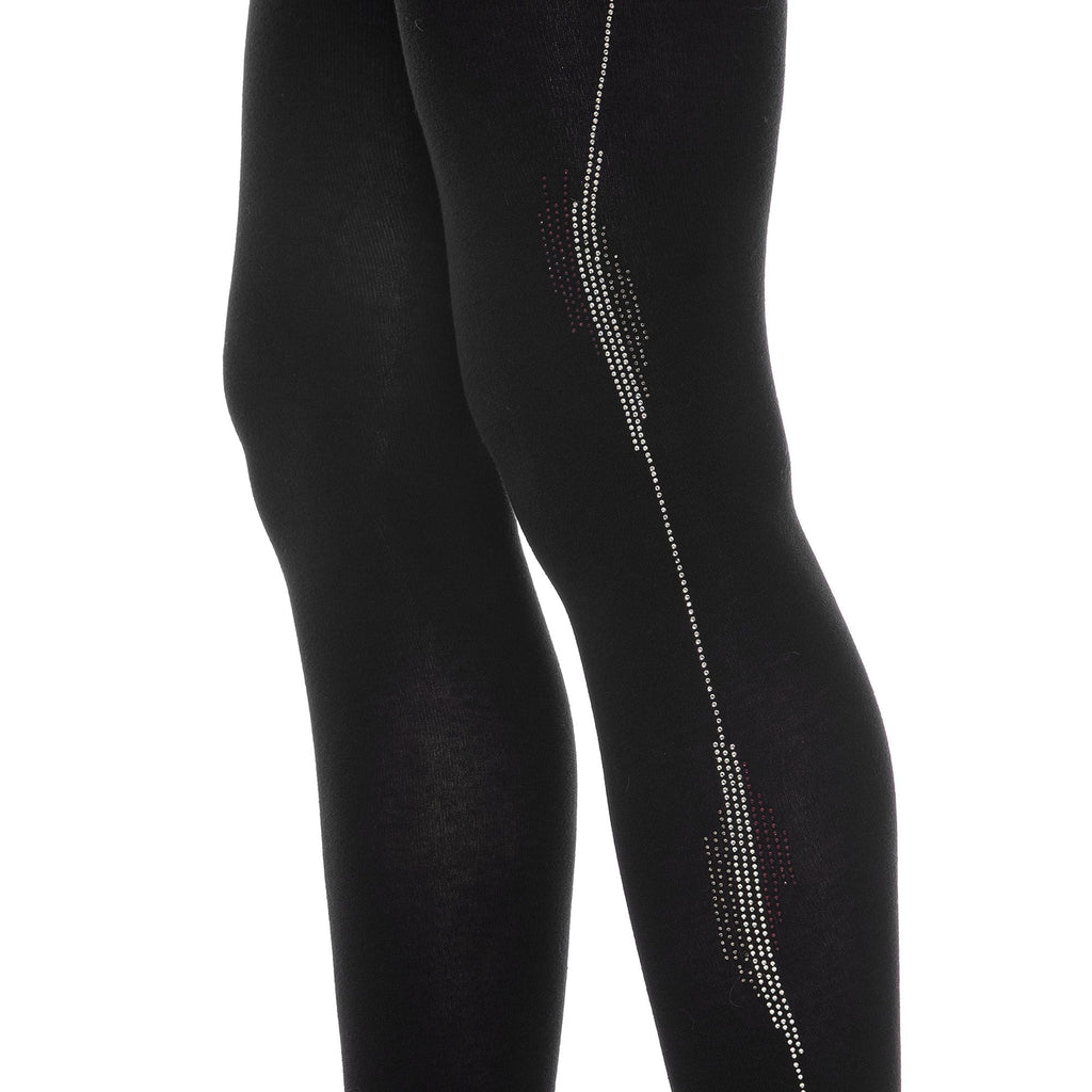 Bamboo Leggings for Women Soft Stretchy Full Length Elastic Leggings with Fancy Accessories