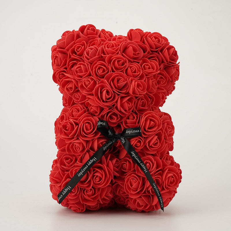 Rose Teddy Bear for Valentine's Day or Mother's Day Gifts