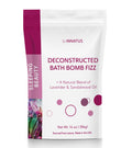Sea Salt Fizzy Deconstructed Sleeping Beauty Bath Bomb – 14oz Bath Fizz – Infused with Lavender, Patchouli, Eucalyptus & Sandalwood Oils for Deep Relaxation & Skin Hydration  "