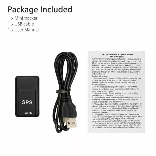Magnetic GF07 Mini GPS Real Time Car Locator Tracker GSM/GPRS Tracking Device