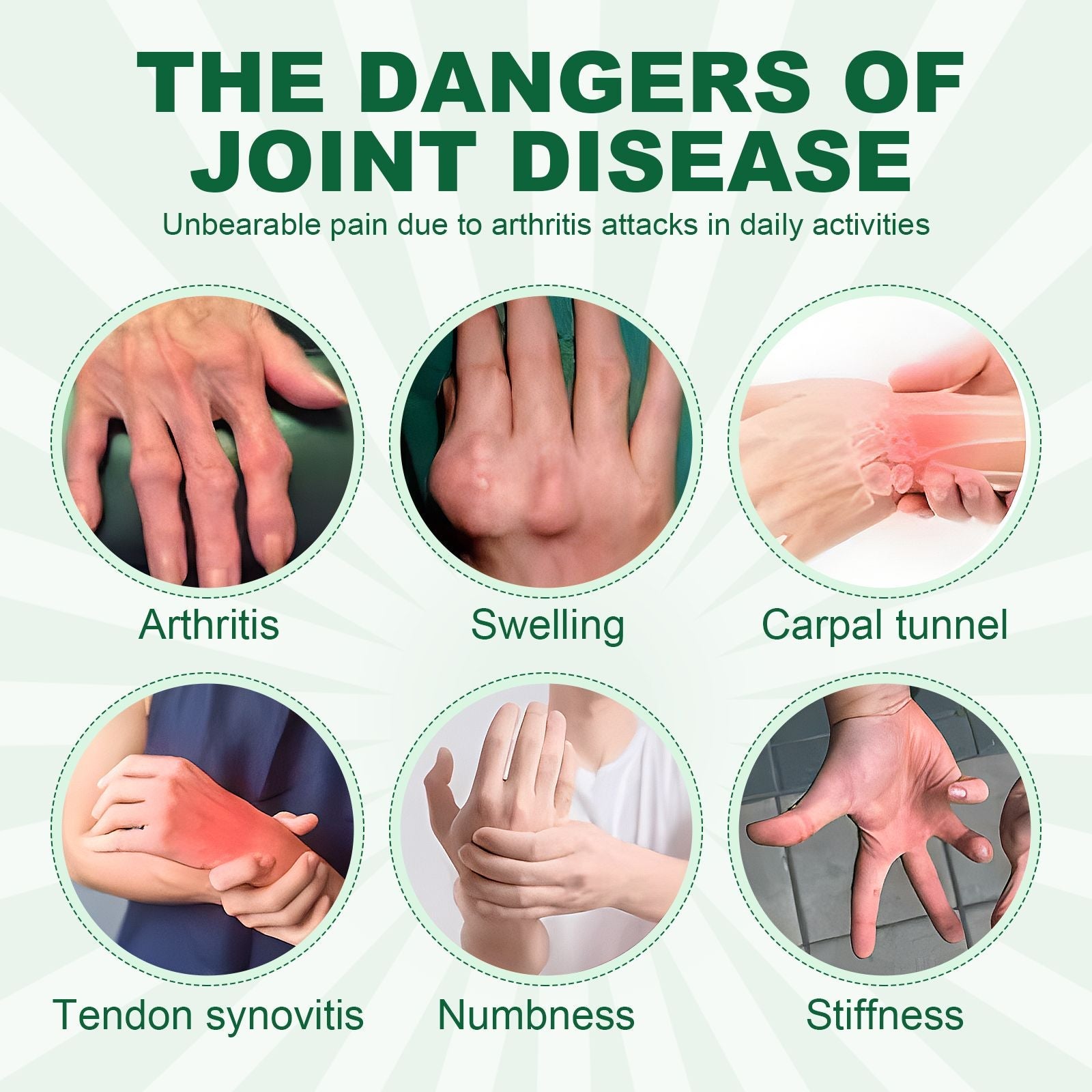 Houkea Joint Care Gloves Relieve Thumb Stiffness And Finger Joint Soreness And Swelling Discomfort Care Gloves