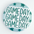 Game Day Trio 3" Button: Green & White