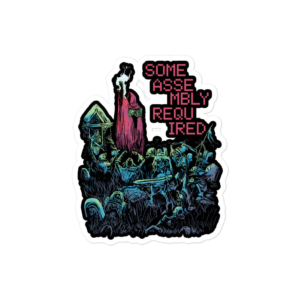 Some Assembly Required - Necromancer Sticker