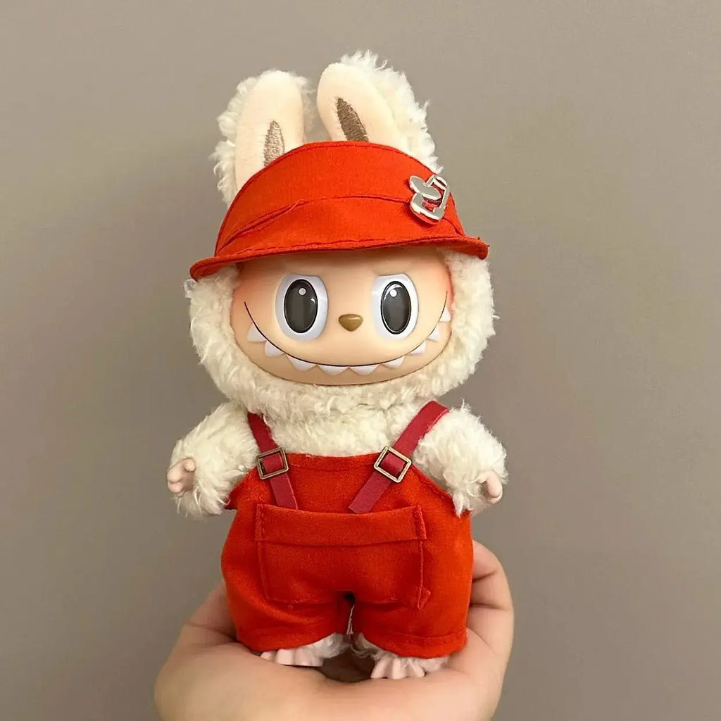Labubu 17cm Cute Clothing Set, Unique Style Dress-Up Accessories for Labubu Dolls【Apparel Only】