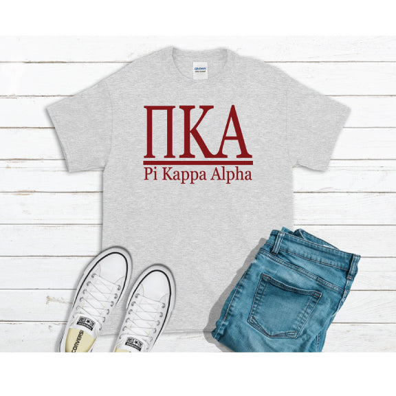 Pi Kappa Alpha Basic Letter Tee