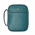 Dark Green Vegan Leather Bible Cover