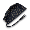 Airplane Skull tie-back style surgical scrub cap for men by Paradise Caps.
