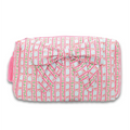 Simply Southern® Quilted Bow Cosmo Bag: Stripe Bow