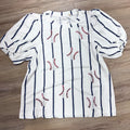 Tina Sequin Baseball Top
