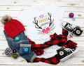 Antler Christmas Tee