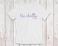 Tri Delta Script Tee