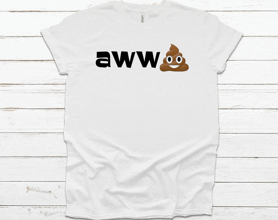 Aww Poo Emoji Tee