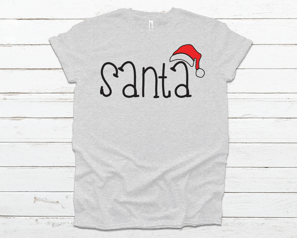 Santa With Hat Tee